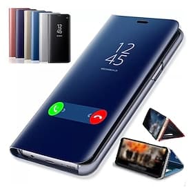 Phone Case For Samsung Galaxy S26 Ultra Plus S25 S24 S23 S22 S21 FE S21 Ultra Plus S20 A14 A54 Full Body Case Flip with Stand Holder Mirror Auto Sleep / Wake U