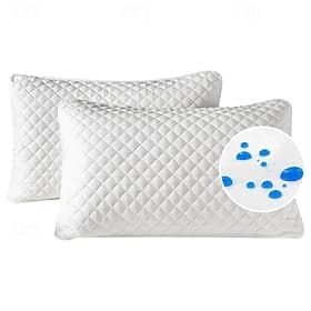 funda protectora de almohada impermeable, funda de almohada, fundas protectoras de almohada cómodas, protector de funda de almohada de tamaño estándar, funda t