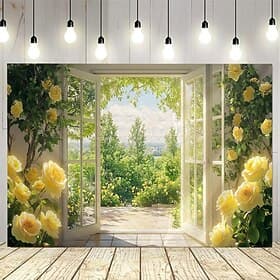 Beautiful natural scenery outside the window Hanging Tapestry Wall Art Large Tapestry Mural Decor Photograph Backdrop Blanket Curtain Home Bedroom Living Room