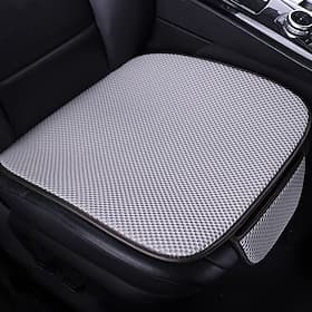 All-Season Massage Car Seat Cushion - Anti-Slip Durable Canvas Cover for Cars SUVs Trucks  Farm Vehicles