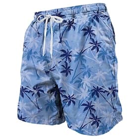 Men's Coconut Tree Gradient Color Tropical Plants Swim Shorts Board Shorts Swimming Trunks Mid Waist Hawaiian Beach Vacation Wear Side Pockets Mesh Lining Elas
