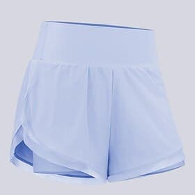 Women's Solid Colored Casual Skirt Tennis Shorts Contrast Mesh Wide Waistband Quick Dry Breathable Tennis Golf Pickleball Black Sky Blue Purple Tennis Clothing