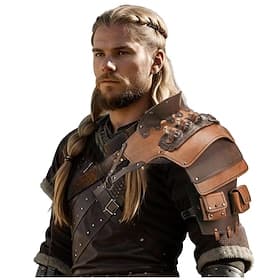 Punk  Gothic Mittelalterlich Renaissance Rüstung Maskerade Krieger Ritter Kostüm Herren Vikinger Maskerade Leistung Bühne Maskerade Erwachsene Schulterpanzer