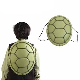 Halloween-Kostüm-Requisite aus Schildkrötenpanzer, leichtes EVA-Schildkrötenpanzer-Ankleideaccessoire für Kinder oder Erwachsene, Cosplay-Party-Performance-Aus