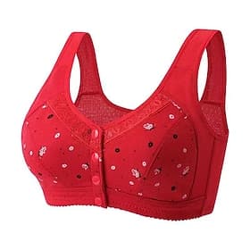 Women's Lace Lingerie Bra RacerbackNightwearCotton POLY Graphic Black Pink Wine Red Blue Spring  Summer