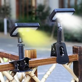 Clip USB su luce solare esterna con sensore di movimento 92 LED luci solari per recinzioni illuminazione di sicurezza impermeabile recinzioni ponti drenaggio c