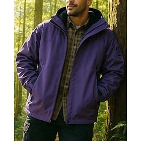 Men's Windbreaker Hiking Jacket Fleece Jacket Outdoor Thermal Waterproof Windproof Hiking Outfits Hiking Clothes Spring Autumn / Fall Top Camping / Hiking / Ca