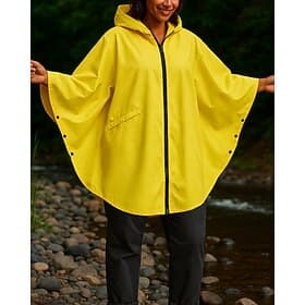 Unisex waterproof jacket Rain Coat Outdoor Waterproof Hiking Outfits Hiking Clothes Spring Autumn / Fall Top Camping / Hiking / Caving Running Solid Color Yell