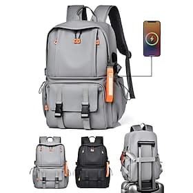 College Students  Young Professionals Large Capacity Laptop Backpack, Water-Resistant Techwear School Bookbag with Multi-Pocket Organization for Campus, Travel