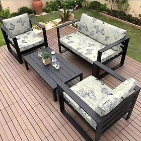 Outdoor Seat Cushion Cover For Patio Floral Yarn Dyed Microfiber Slipcovers thumbnail 2