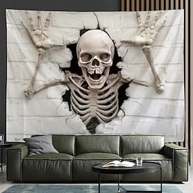 Tapestry Banners Wall Hangings Skeleton Mystic Party Living Room Shooting Backgrounds Home Decor