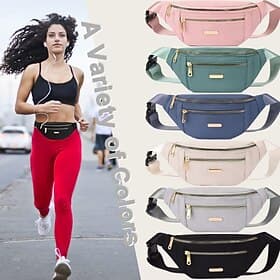 Waist Bags for Women Leisure Shoulder Crossbody Chest Bags Handbags All-match Messenger Belt Bags Men Belt Bag Fashion Waist Packs Lightweight Crossbody Bags B