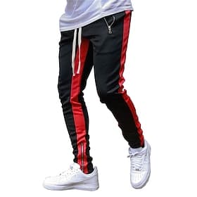 Per uomo Joggers Pantaloni da Tuta Pantaloni da corsa Pantaloni Sportivi Pantaloni da Palestra Coulisse Tasca Pantaloni Interno All'aperto Sport  Outdoor Estat