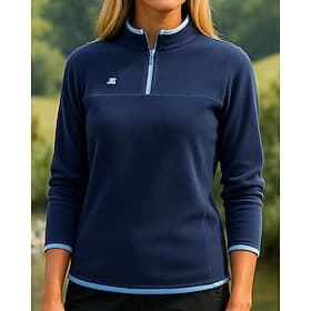 Women's Fleece Sweatshirt Winter Coat Hiking top Winter Autumn / Fall Outdoor Thermal Warm Top Yellow Dark Blue Coffee
