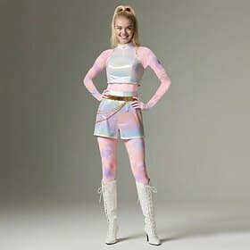 Korean Idol Inspired Idol Pop Star Costume Bodysuits Virtual Idol for Women's Girls' Adults Kid's Halloween Carnival Performance Comic Con Anime Expo
