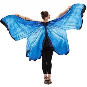Fairy Wings Fancy Costume Butterfly Cosplay Adults' Women's Halloween Carnival Party Performance Dress Up