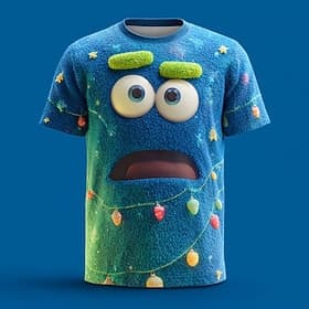Herren Optische Täuschung 3D Lustige Emotes T Shirt Kurzarm T-Shirt 3D-Druck Rundhalsausschnitt Hemd Übertrieben Designer Party Täglich Ferien Rote Blau Purpur