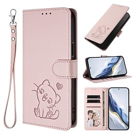 Handy Hülle Handyhüllen Für Samsung Galaxy S26 Ultra Plus S25 S24 S23 S24 FE S22 Plus Ultra S23 FE A56 A36 A26 Brieftaschenhülle Vollschutz mit Trageriemen Sto