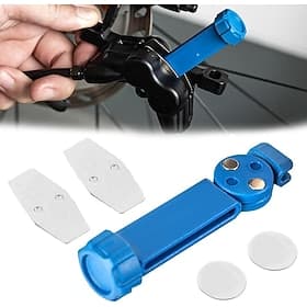 Hydraulic Bike Brake Caliper Piston Reset Tool - Heavy-Duty Carbon Steel-like Performance Adjustable Lever System Ergonomic Design for Mountain/Road Bike Main