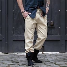 Medieval Renaissance Ankle Length Pirate Pants Pirate Viking Ranger Solid Color Fancy Dress Men's Celtic Pirate Fantasy Halloween Carnival Vacation Party / Eve