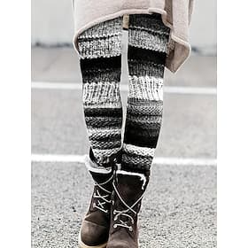 Damen Leggings Urlaub Vintage Ethno-Stil Volle Länge Hohe Taille Grafik 3D-Druck Gestreift 3D-Druck Atmungsaktivität Weich Bequem Dehnbar Täglich Heim Outdoor