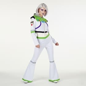 Costume élégant Astronaute Fille Galaxie Déguisement Cosplay Adulte Femmes Halloween Carnaval Soirée Performance Se déguiser