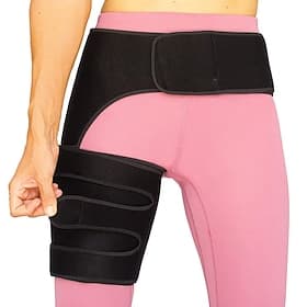 Copper Compression Hip Brace - Groin Wrap for Pain Relief Thigh Compression Sleeve - Support for Hip Flexor Arthritis for Pulled Muscles-Sciatica Nerve Brace I