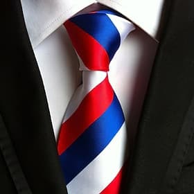 Men's Neckties Fashion Classic Modern Contemporary Stripes Wedding Party Daily Wear