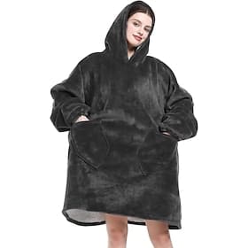 Wearable Blanket Hoodie Blanket Hooded Cozy Plush Blanket for Adults, Perfect Gift for Women, Mom, Her, Warm and Comfortable Lounge Wear