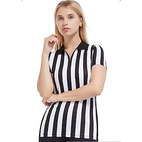World Soccer Match 2026 Costume T-shirt Uniform Referee Soccer Mom Cosplay Adults' Women's Football Game Dress Up