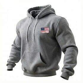 4th of July 2026 250th Memorial Day Men's Streetwear Designer US Flag Crew Neck Hoodie Sweatshirt Outdoor Sports Street