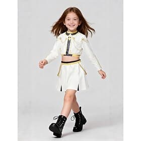 Von koreanischen Idolen inspiriert Popstar Kostüm Festkleidung Virtuelles Idol for Mädchen Kinder Halloween Karneval Leistung Comic-Konzert Anime Expo thumbnail 2
