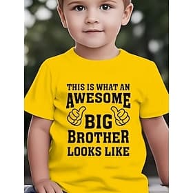 Boys' 3D Graphic Letter T shirt Tee Short Sleeve 3D Print Summer Spring Sports Fashion Streetwear Kids 4-12 Years Crew Neck Casual Daily Outdoor Regular Fit