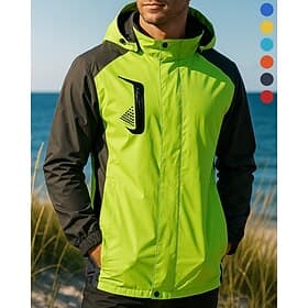 Men's Windbreaker Softshell Jacket Hiking Jacket Outdoor Waterproof Windproof Hiking Outfits Hiking Clothes Spring Winter Autumn / Fall Top Fishing Camping / H