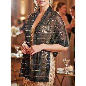 Women's Bridesmaid Shawl, Can be Scarf, Available in Multiple Colors, Polyester Material, Elegant Design for Weddings and Parties