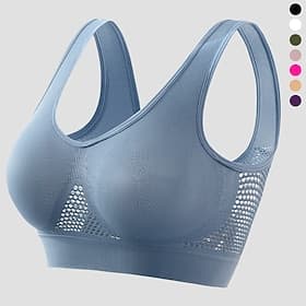Femmes Soutien Léger Soutien-Gorges de Sport Brassières et Soutiens-gorge/Sport Dos Nu Brassière Soutien-Gorge Non Sport de loisirs Jogging Course Léger Doux