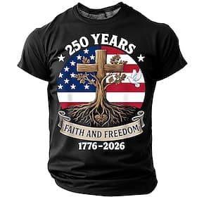 Bible 4th of July 2026 250th Memorial Day US Flag T-Shirt