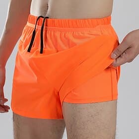 Herren Laufhosen Kompressionsstrumpfhosen Kordelzug Tasche Elastischer Bund Kurze Hosen Shorts Lässig Outdoor Urlaub Sommer Schnelltrocknend Kompression Feucht