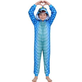 Fairy Tale Animal Detective Animal Snake Sleepwear Pajamas Theme Party Costume Cosplay for Boys' Kid's Adults' Carnival Party / Evening