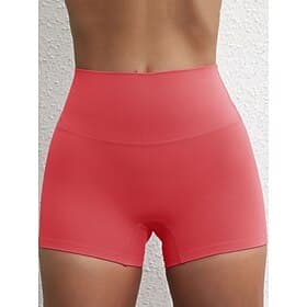 Mujer Pantalón corto Pantalones cortos de verano Polainas Moda Ropa de calle Básico Corto Alta cintura Plano Cintura elástica Transpirabilidad Cómodo Alta elas