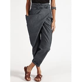 Per donna Chinos Dritto Vacanza Moda Streetwear Lunghezza intera Vita Alta Semplice Tasca Fascia Elastica Comodo Morbido Confortevole Inelastico All'aperto Str