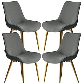 4PCS  Dining Chair Slipcover Stretch Chair Seat Cover for Dining Room Chair Protectors Covers Dining, Soft Thick Washable