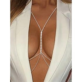 Women's Body Chain Silver Golden Alloy Elegant Fashion Beach Wear