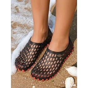 Women's Breathable Water Clogs - Lightweight Quick-Dry Slip-On Beach Shoes with Non-Slip Sole for Women, Swimming, Beach, Poolside, Shower, Travel  Casual Summ