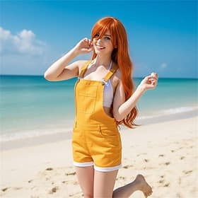 Ozeanabenteurer Strohhutpirat Anime Outfits Cosplay-Anzüge Maskerade Alltagskleidung Anime Expo Kostüm Für Damen Erwachsene