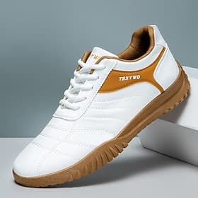 Men's Classic Retro Sneakers with Faux Leather Upper, Lightweight and Comfortable, Great for Casual Wear, Walking and Everyday Activities
