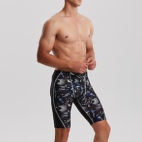 Per uomo Pantaloncini muta Collant sportivi Pantaloni da bagno Grafico Gamba lunga fino al ginocchio Asciugatura Rapida Elastico Traspirante Costume da Bagno S