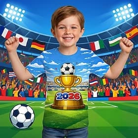 Garçons 3D Graphique Football T-shirts de football T-shirt Manche Courte Impression 3D Été Printemps Sports Mode Streetwear Enfants 4-12 ans Col Rond Occasionn
