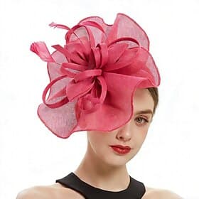Fascinators Flax Feather Wedding Birthday Elegant Vintage Cute With Feather Headpiece Headwear