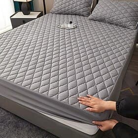 Waterproof Mattress Protector Quilted Thickened Single Bed Cover, Waterproof Urine Protection for Mattress